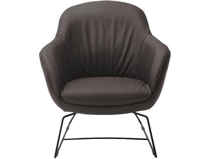 Sessel Glove Loungesessel mit tollem Sitzkomfort, zeitlos und edel, bequem , grau (fango life line), B:78cm H:85cm T:80cm, SCHÖNER WOHNEN-KOLLEKTION, Sessel, Cocktailsessel mit elegantem Untergestell von Schöner-Wohnen-Kollektion