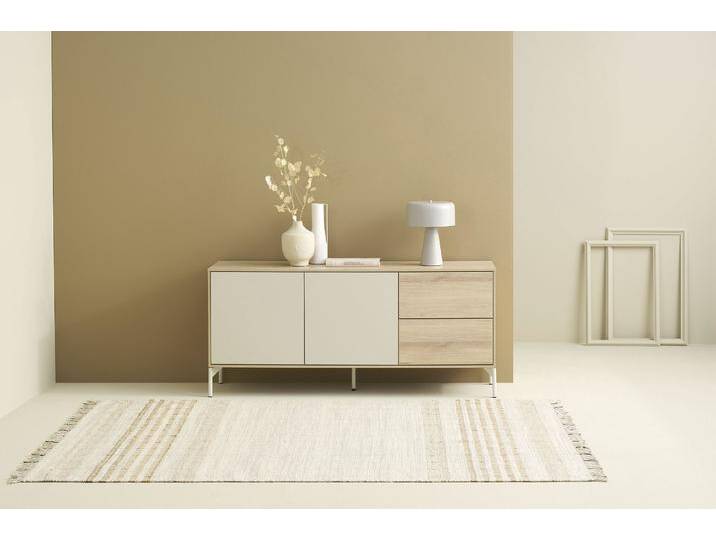Sideboard LABOE , eichefarbig bianco hell, B:150cm H:67cm T:41cm, Spanplatte, SCHÖNER WOHNEN-KOLLEKTION, Sideboards, 150 cm oder 200 cm mit push to open Funktion Sideboard LABOE , eichefarbig bianco hell, B:150cm H:67cm T:41cm, Spanplatte, SCHÖNER WOHNEN-KOLLEKTION, Sideboards, 150 cm oder 200 cm mit push to open Funktion von Schöner-Wohnen-Kollektion