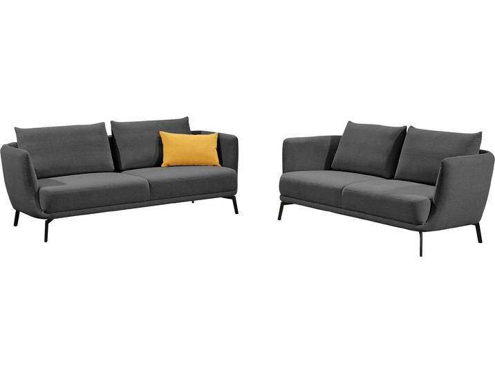Sofa Pearl, hochwertig und komfortabel , grau (stone trend), B:210cm H:85cm T:91cm, SCHÖNER WOHNEN-KOLLEKTION, Sofas, wahlweise als 2,5- oder 3-Sitzer erhältlich von Schöner-Wohnen-Kollektion