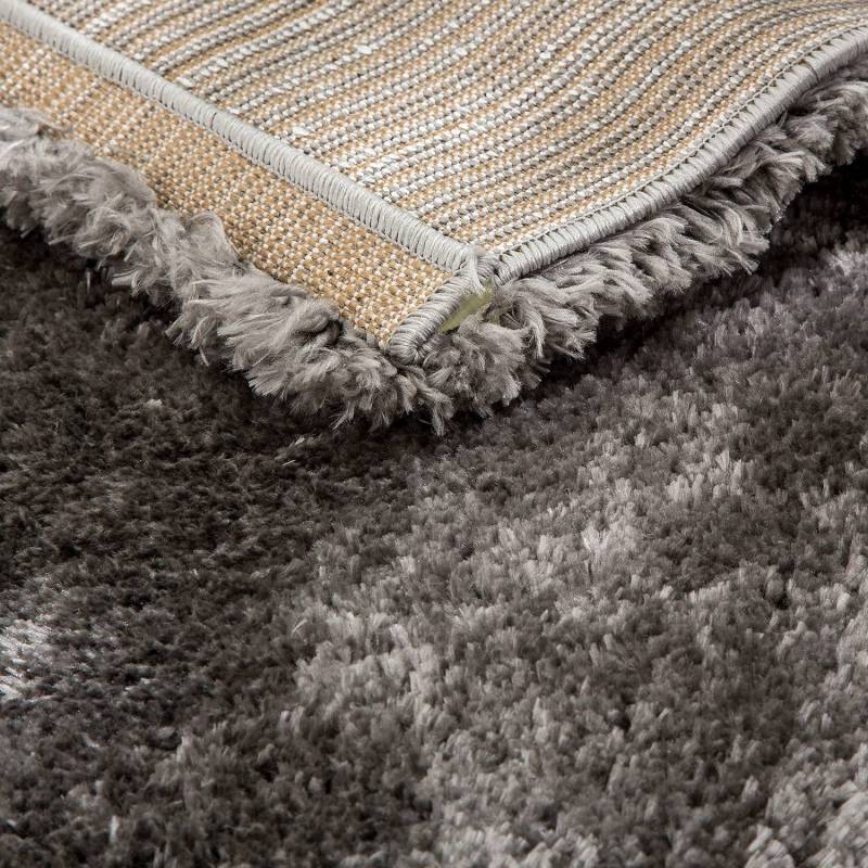 home24 Teppich Heaven 67 x 130cm Grau/Grau von home24