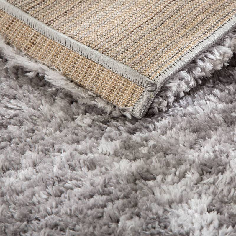 home24 Teppich Heaven 133 x 190cm Grau/Lichtgrau von home24
