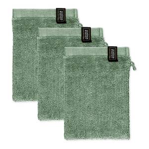 home24 Waschhandschuhe Sense 16 x 1 x 21cm Grün/Grün von home24