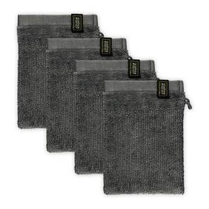 home24 Waschhandschuhe Sense 16 x 1 x 21cm Grau/Anthrazit von home24