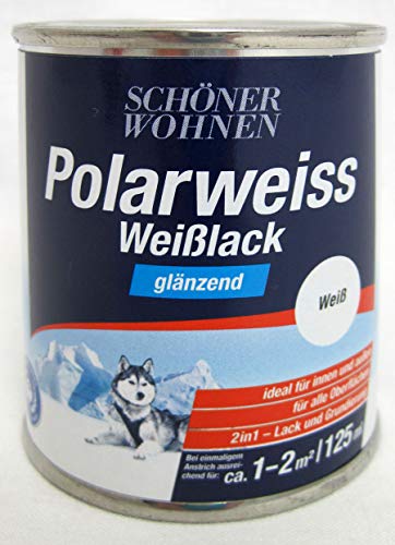 0,125L Schöner Wohnen Duracryl Professional Weißlack g Weisslack Lack weiss von Schöner Wohnen