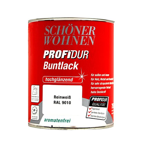 0,375L Schöner Wohnen Profidur Buntlack weiss hg Weisslack Weißlack von Schöner Wohnen