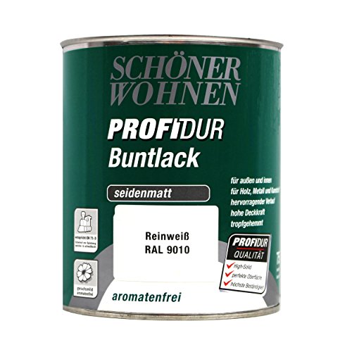 0,375L Schöner Wohnen Profidur Buntlack weiss sm Weisslack Weißlack von Schöner Wohnen