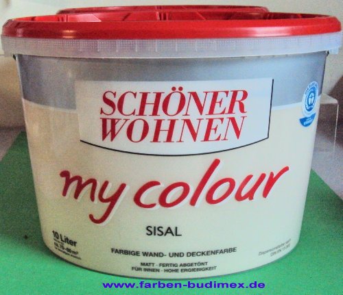 10 L Schöner Wohnen my Color, Wandfarbe, Sisal Matt (2,99EUR/L) von Schöner Wohnen