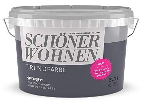 Schöner Wohnen 1L Trendfarbe, Grape matt von Schöner Wohnen