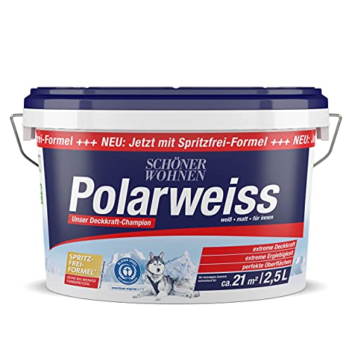 Schöner Wohnen 2,5 Liter Polarweiss matt von Schöner Wohnen