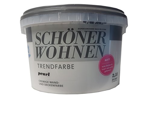 2,5 Liter Schöner Wohnen Trendfarbe "Pearl" matt von Schöner Wohnen Kollektion