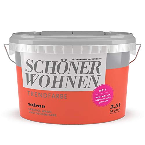 2,5L Schöner Wohnen - Trend Wandfarbe matt Safran von Schöner Wohnen