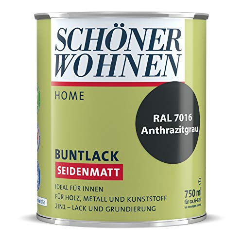 DurAcryl Buntlack Anthrazitgrau 750 ml RAL 7016 Seidenmatt Schöner Wohnen DurAcryl Buntlack Anthrazitgrau 750 ml RAL 7016 Seidenmatt Schöner Wohnen von Schöner Wohnen