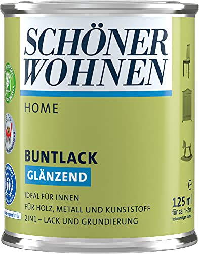 DurAcryl Buntlack Himmelblau 125 ml RAL 5015 Glänzend Schöner Wohnen von Schöner Wohnen
