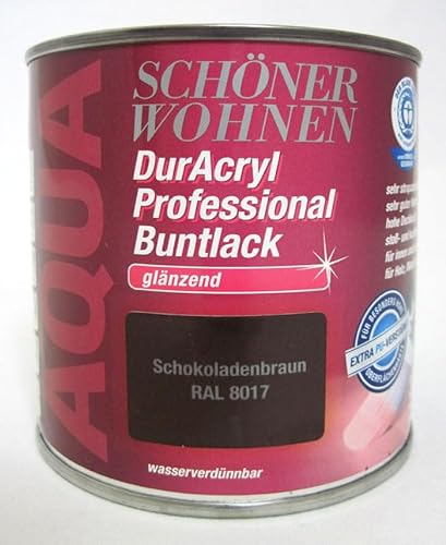 DurAcryl Buntlack Profesional 375 ml Schokobraun Glänzend Schöner Wohnen von Schöner Wohnen