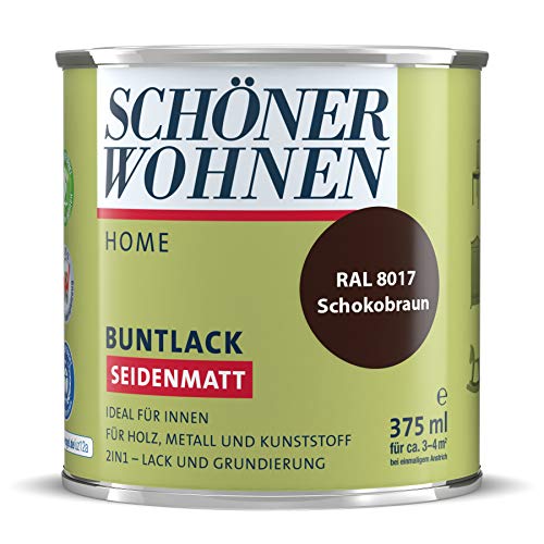 DurAcryl Buntlack Schokobraun 375 ml RAL 8017 Seidenmatt Schöner Wohnen von Schöner Wohnen