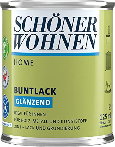 DurAcryl Buntlack Schwarz 125 ml RAL 9900 Glänzend Schöner Wohnen von Schöner Wohnen