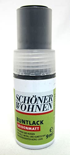 Home Lackstift seidenmatt 9900 Schwarz 9 ml von Schöner Wohnen