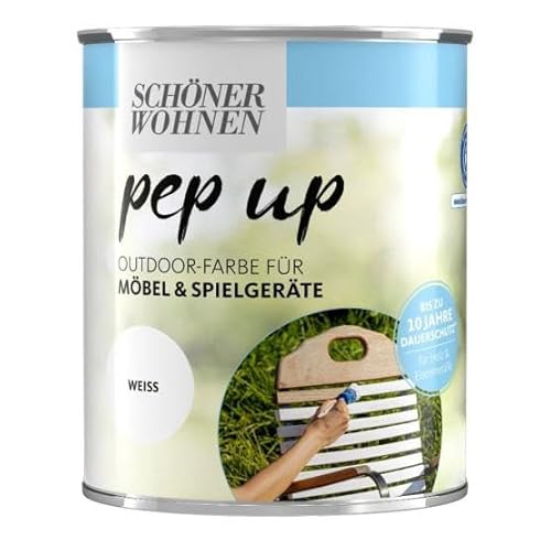 Pep up Outdoor-Farbe für Möbel & Spielgeräte 2,5 l weiss von Schöner Wohnen