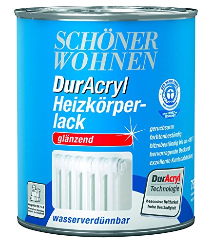 SCHÖNER WOHNEN FARBE DurAcryl Heizkörperlack, glänzend Inhalt: 2,5l von Schöner Wohnen