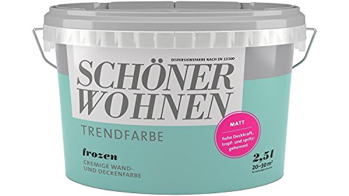 2,5 Liter Schöner Wohnen Trendfarbe matt FROZEN von Schöner Wohnen