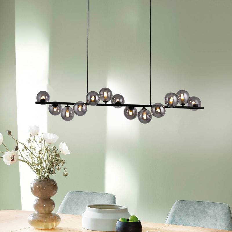 SCHÖNER WOHNEN Hängeleuchte Dubai, Rauchglas, 13-fl., G9 SCHÖNER WOHNEN Hängeleuchte Dubai, Rauchglas, 13-fl., G9 von Schöner Wohnen