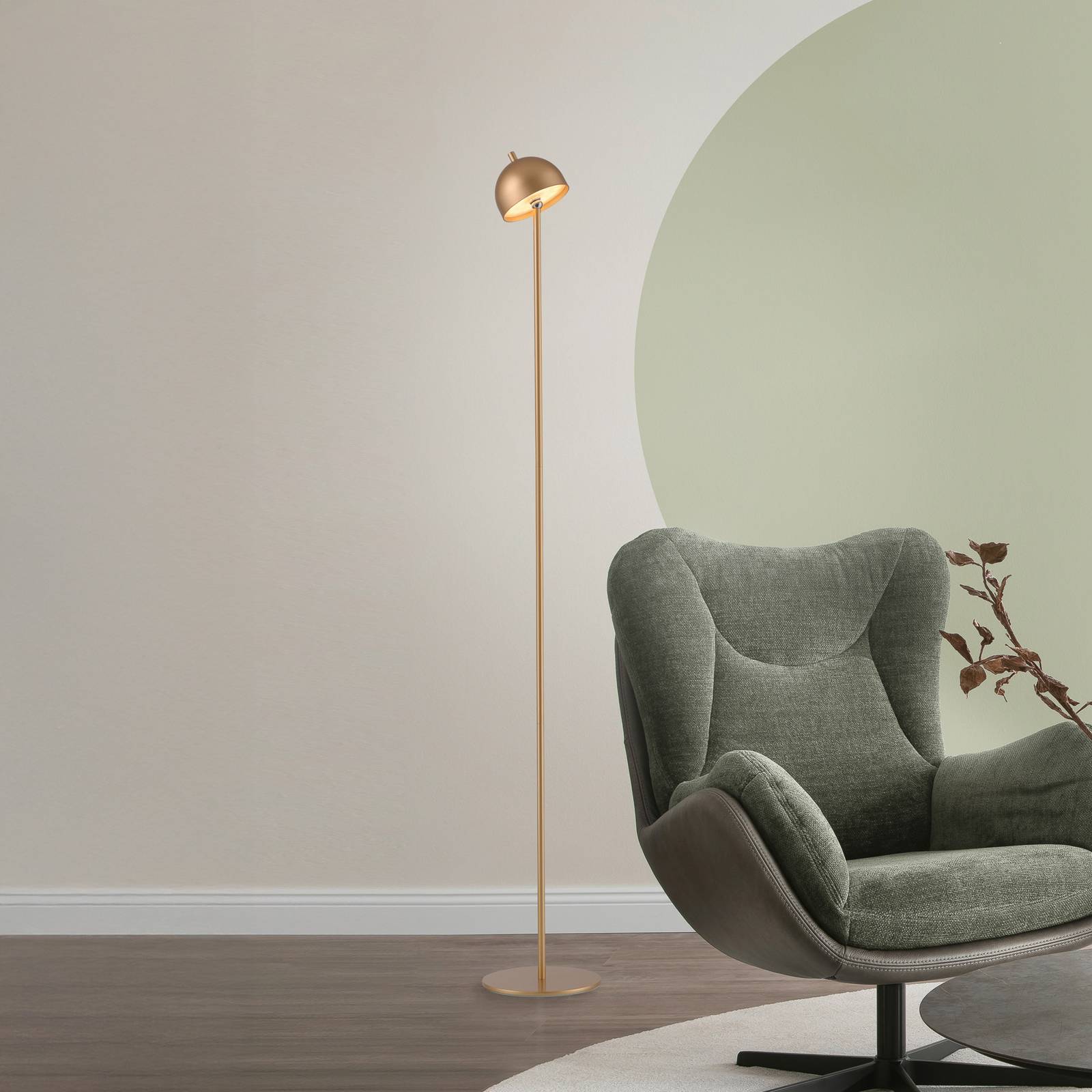 SCHÖNER WOHNEN LED-Akku-Stehlampe Bellies, goldfarben, IP54 SCHÖNER WOHNEN LED-Akku-Stehlampe Bellies, goldfarben, IP54 von Schöner Wohnen