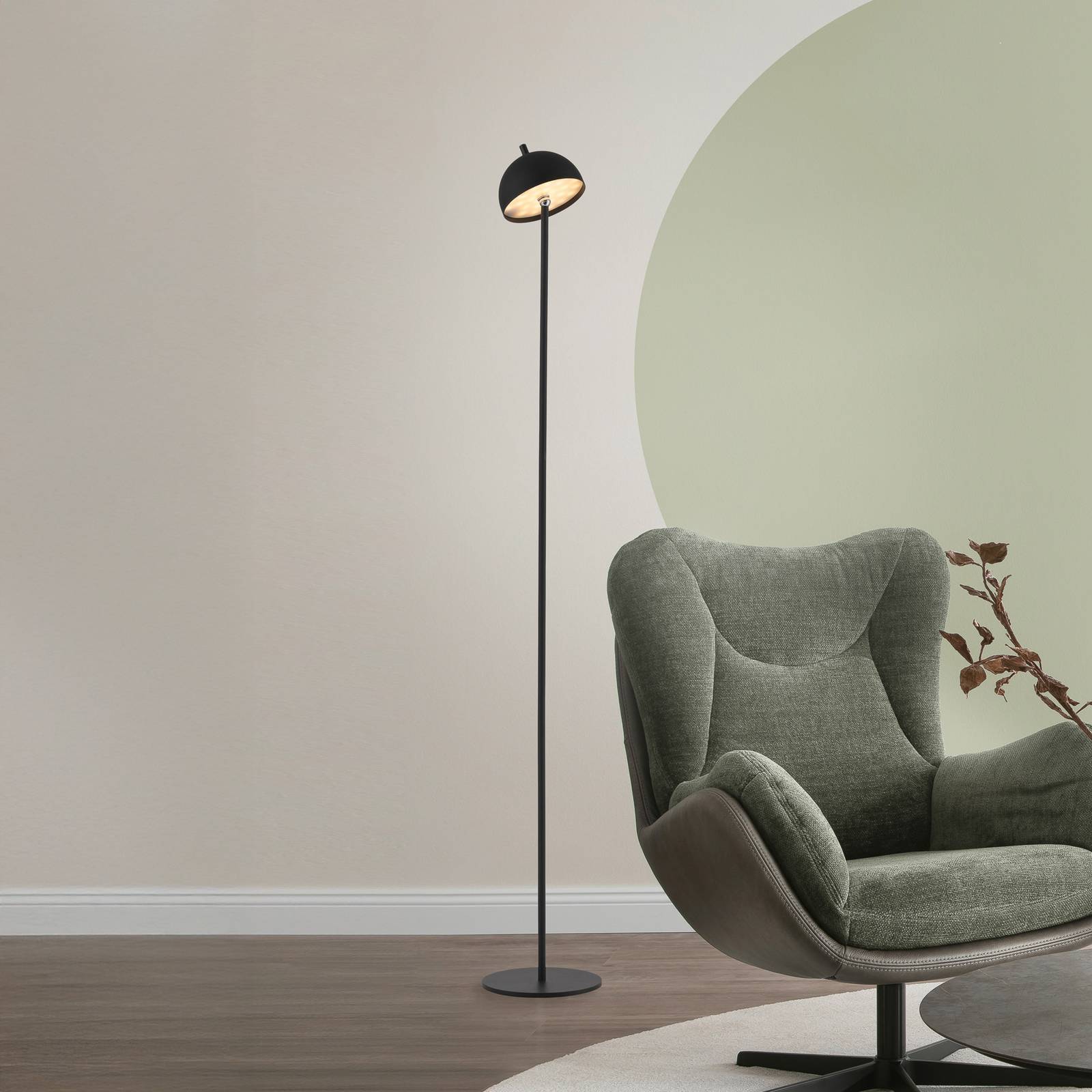 SCHÖNER WOHNEN LED-Akku-Stehlampe Bellies, schwarz, IP54 SCHÖNER WOHNEN LED-Akku-Stehlampe Bellies, schwarz, IP54 von Schöner Wohnen