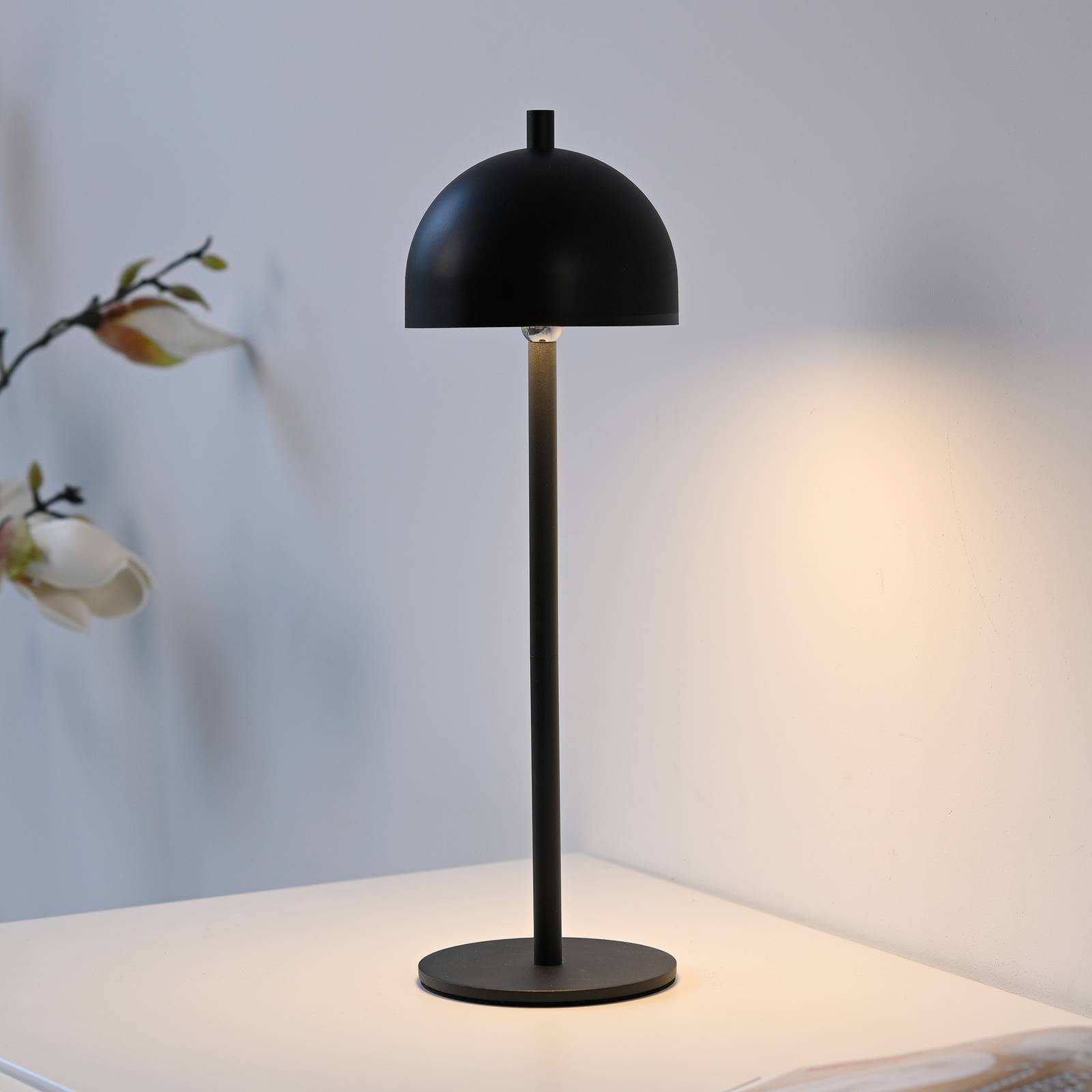 SCHÖNER WOHNEN LED-Akku-Tischlampe Bellies, schwarz, IP54 SCHÖNER WOHNEN LED-Akku-Tischlampe Bellies, schwarz, IP54 von Schöner Wohnen