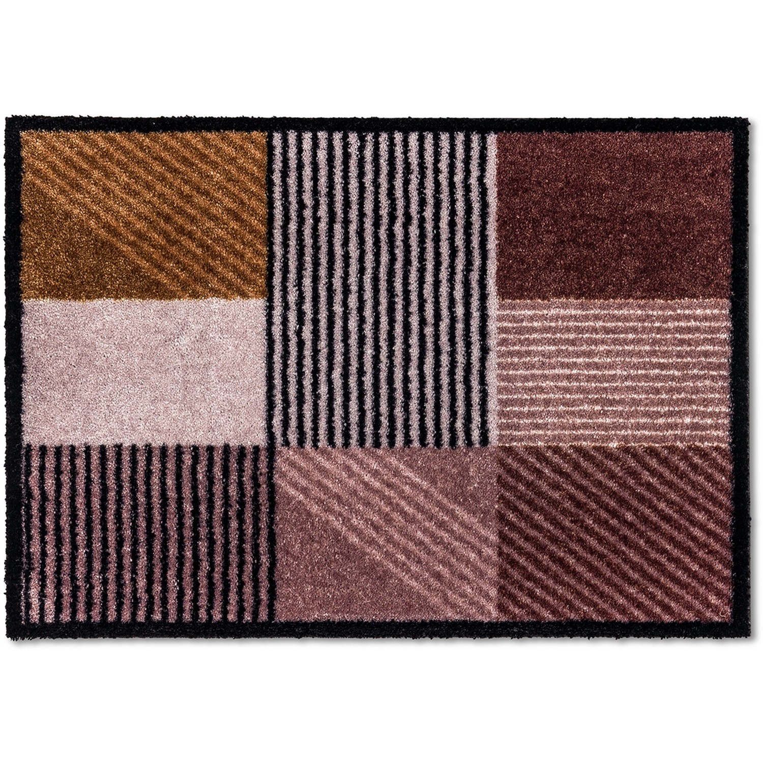 Schöner Wohnen Sauberlaufmatte Manhattan 50 cm x 70 cm Geomix Kastanie-Rose von Schöner Wohnen