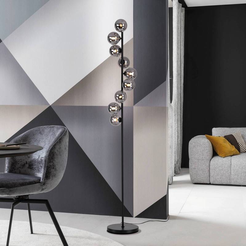 SCHÖNER WOHNEN Stehleuchte Dubai, Rauchglas, 9-fl., G9 SCHÖNER WOHNEN Stehleuchte Dubai, Rauchglas, 9-fl., G9 von Schöner Wohnen