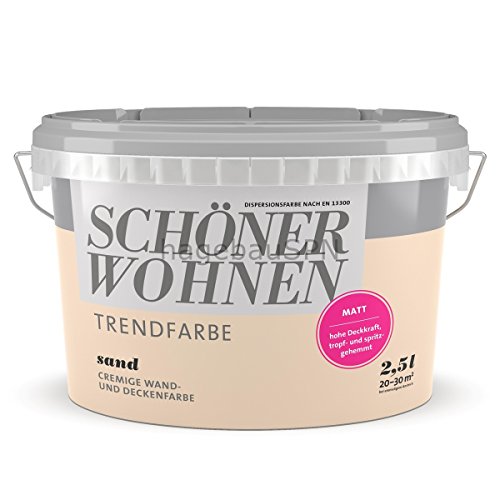 Schöner Wohnen 2,5 Liter Trendfarbe matt SAND von Schöner Wohnen