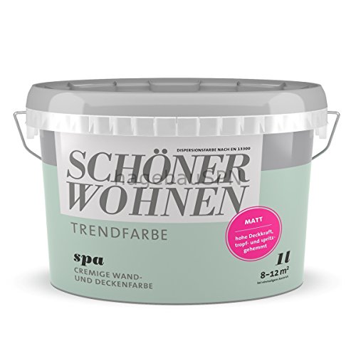 Schöner Wohnen 2,5L Trend Wandfarbe matt Spa von Schöner Wohnen