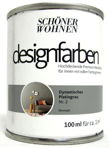 Schöner Wohnen Designfarbe Dynamisches Platingrau Nr.2 100 ml Schöner Wohnen Designfarbe Dynamisches Platingrau Nr.2 100 ml von Schöner Wohnen