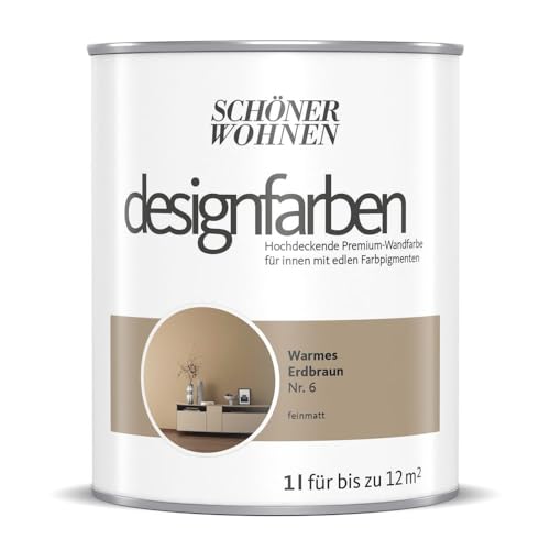 Schöner Wohnen Designfarbe Warmes Erdbraun 1l von Schöner Wohnen