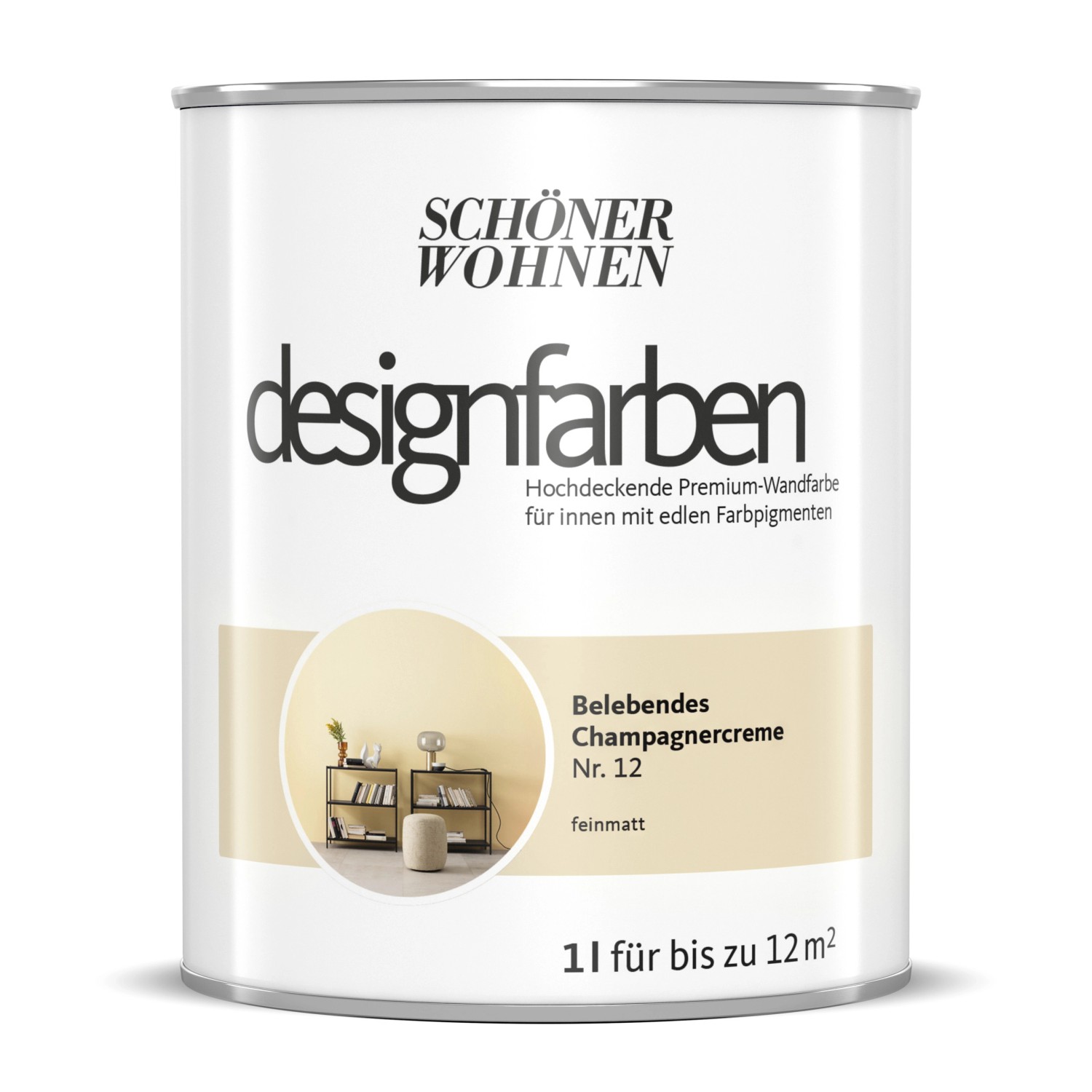 Schöner Wohnen Designfarben Belebendes Champagnercreme 1 l Schöner Wohnen Designfarben Belebendes Champagnercreme 1 l von Schöner Wohnen