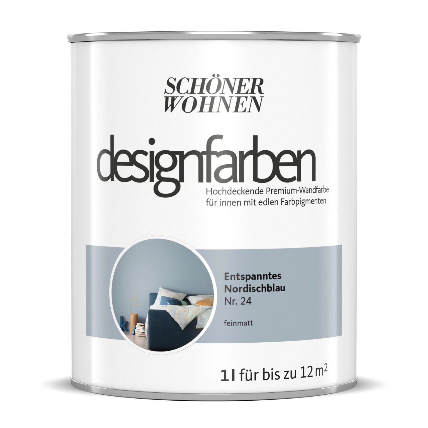 Schöner Wohnen Designfarben Entspanntes Nordischblau 1 l Schöner Wohnen Designfarben Entspanntes Nordischblau 1 l von Schöner Wohnen