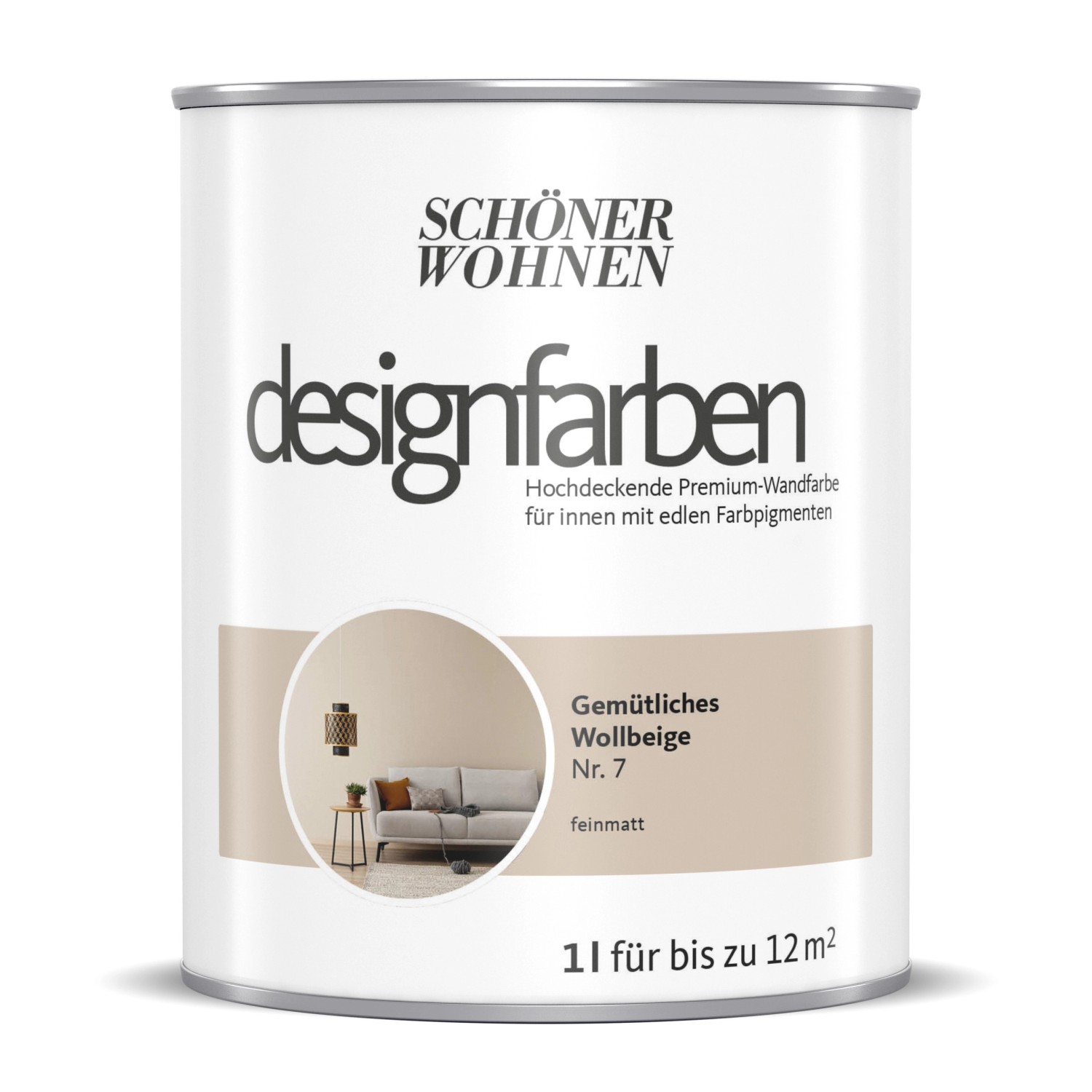 Schöner Wohnen Designfarben Gemütliches Wollbeige 1 l Schöner Wohnen Designfarben Gemütliches Wollbeige 1 l von Schöner Wohnen