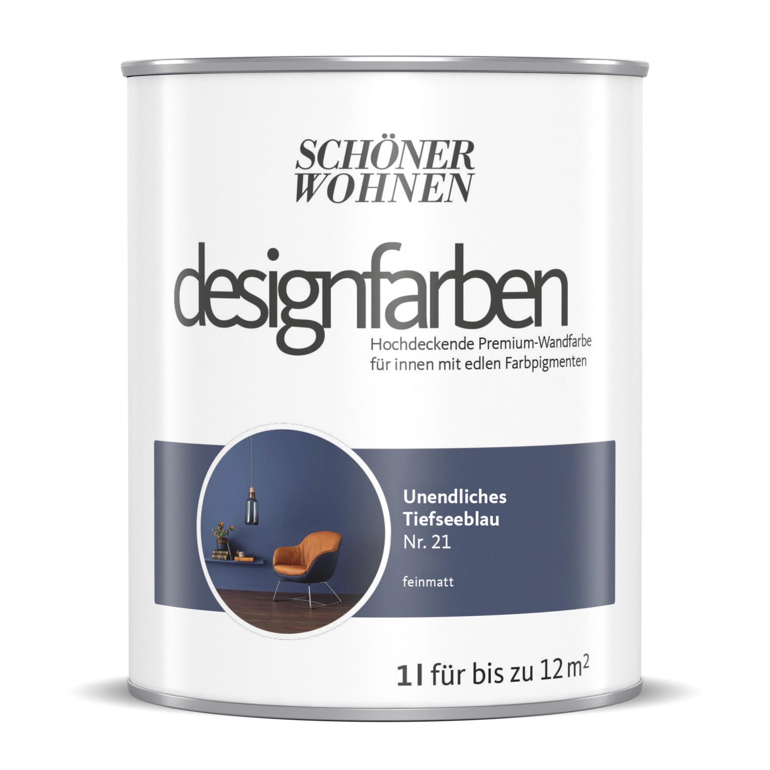 Schöner Wohnen Designfarben Unendliches Tiefseeblau 1 l Schöner Wohnen Designfarben Unendliches Tiefseeblau 1 l von Schöner Wohnen