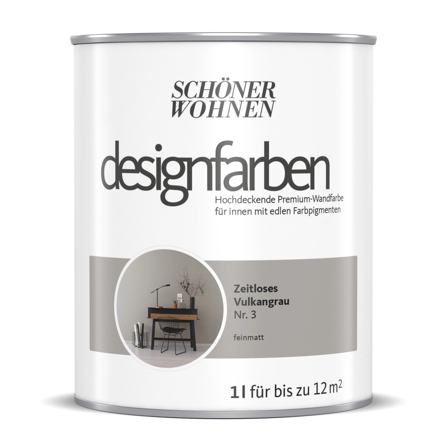 Schöner Wohnen Designfarben Zeitloses Vulkangrau 1 l Schöner Wohnen Designfarben Zeitloses Vulkangrau 1 l von Schöner Wohnen