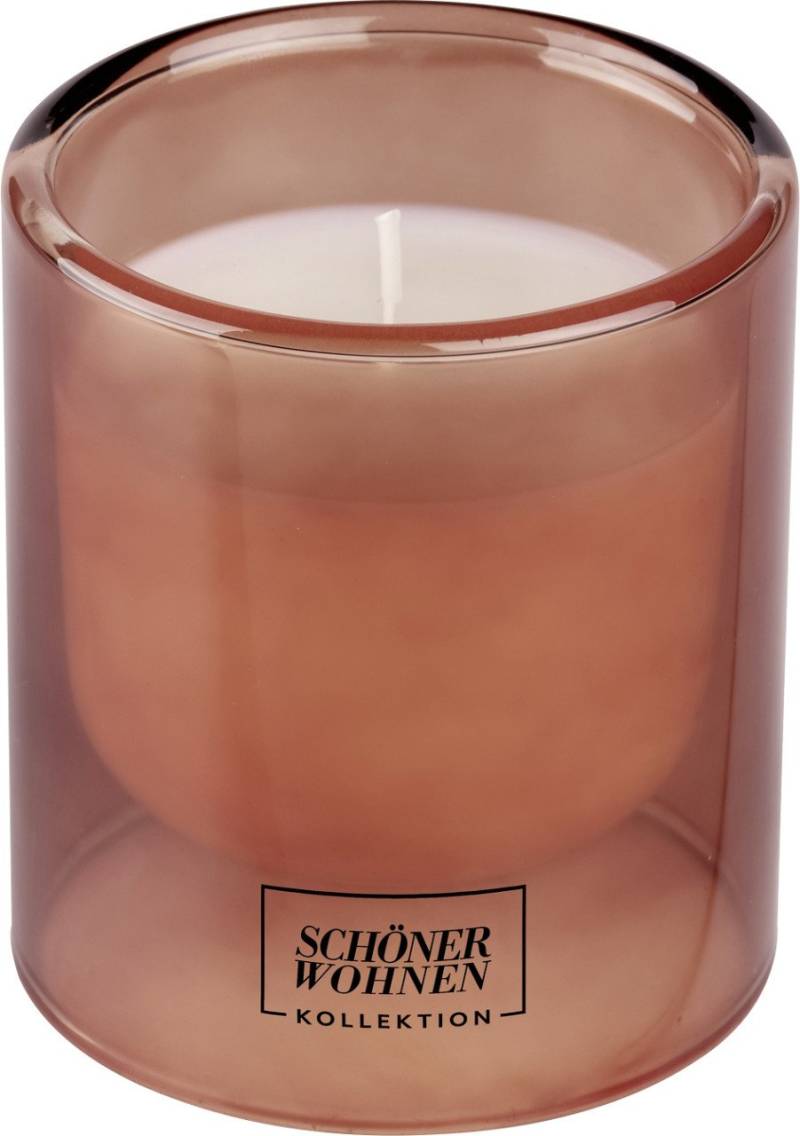 Schöner Wohnen Duftkerze im Glas S Sandelholz Jasmin Ø 7,5 x 8,5 cm von Schöner Wohnen