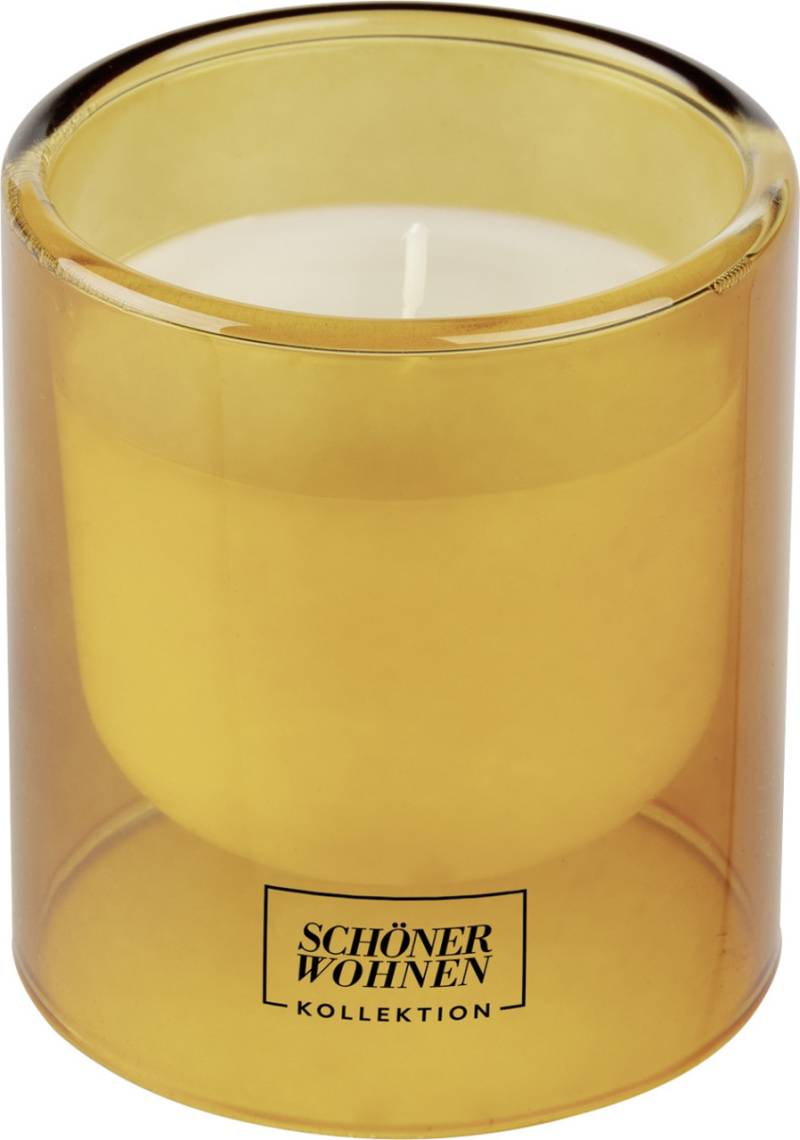 Schöner Wohnen Duftkerze im Glas S Vanille Ø 7,5 x 8 ,5 cm von Schöner Wohnen