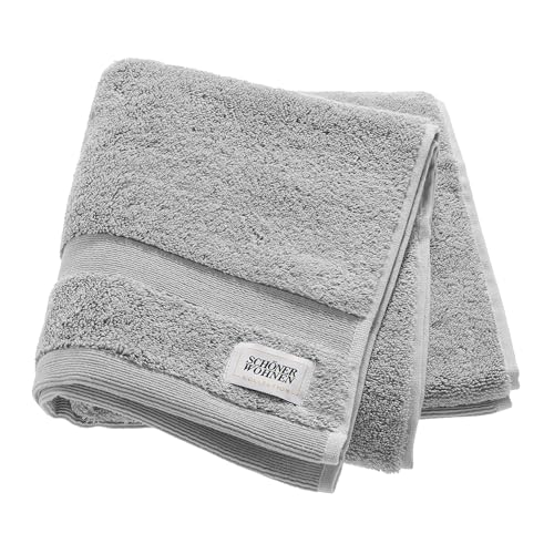 SCHÖNER WOHNEN Premium Handtuch 50x100 cm - saugstark - Luxus Handtücher grau - 100% Baumwolle - als Handtuch-Set kombinierbar - Frottee Kinder - Öko-Tex von Schöner Wohnen Kollektion