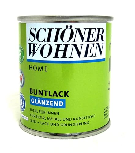 Home Buntlack - Acryllack, glänzend, 6535 Salbeigrün, 125 ml von Schöner Wohnen