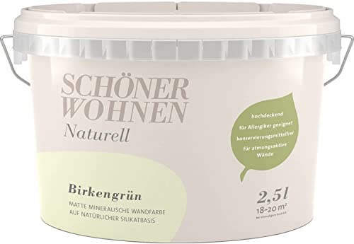 Schöner Wohnen Mineral-Wandfarbe Birkengrün 2,5 l von Schöner Wohnen