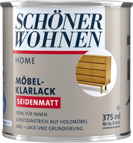 Schöner Wohnen Home Möbel- KIarlack seidenmatt farblos 375ml von Schöner Wohnen