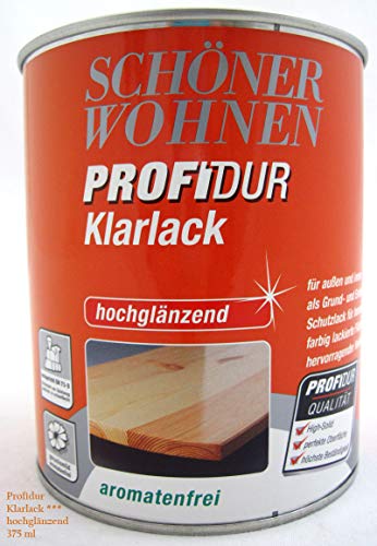 Schöner Wohnen ProfiDur Klarlack Hochglänzend 375 ml von Schöner Wohnen