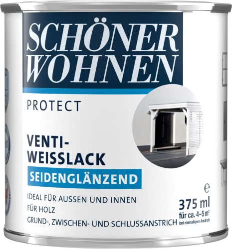 Schöner Wohnen Profidur Venti Weißlack Seidenglänzend 375 ml von Schöner Wohnen