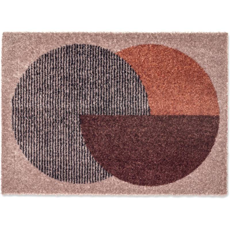 Schöner Wohnen Sauberlaufmatte Manhattan Semi-Circle 67 cm x 100 cm Beige von Schöner Wohnen