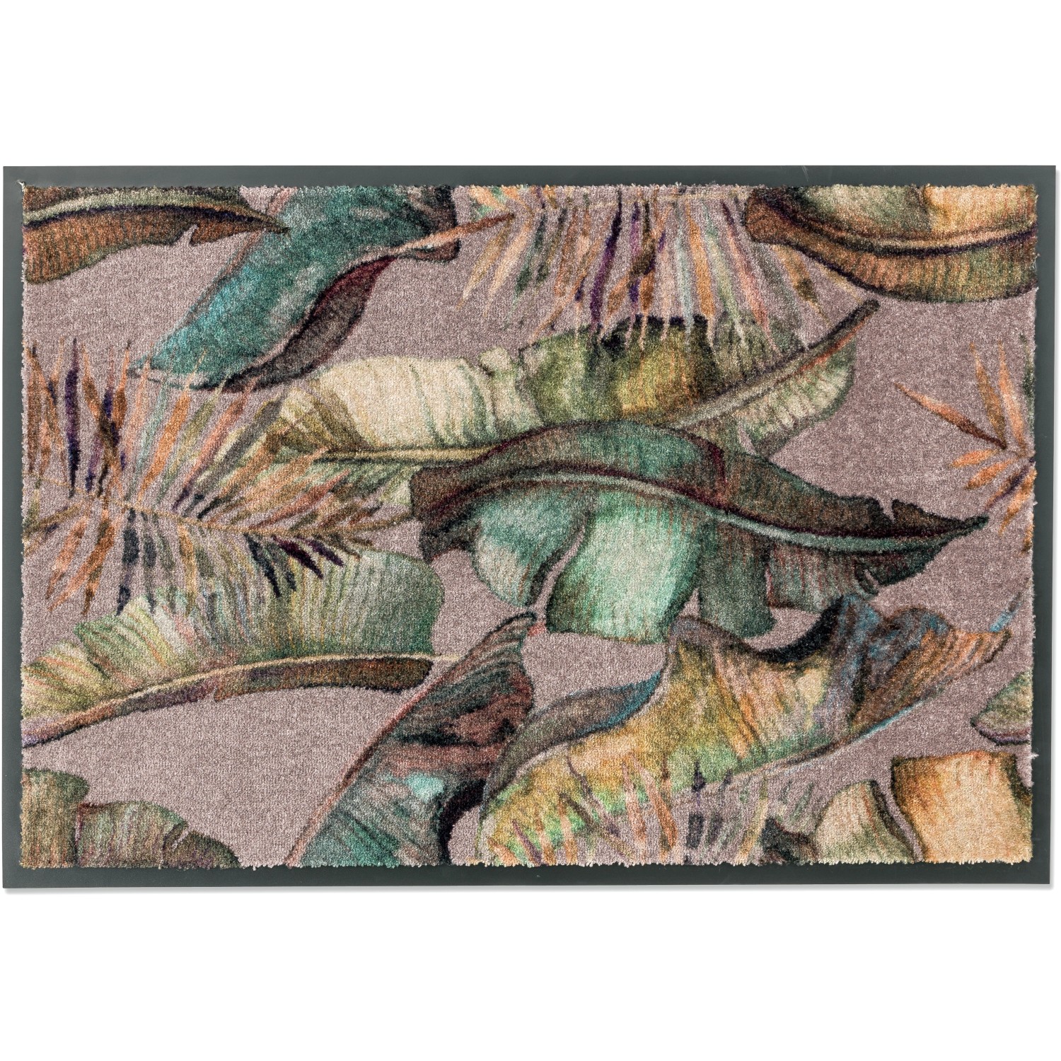 Schöner Wohnen Sauberlaufmatte Miami Jungle 67 cm x 100 cm Beige von Schöner Wohnen