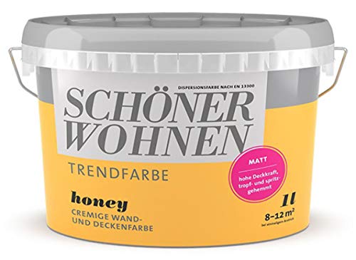 Schöner Wohnen Trendfarben- Honey matt -1 l von Schöner Wohnen